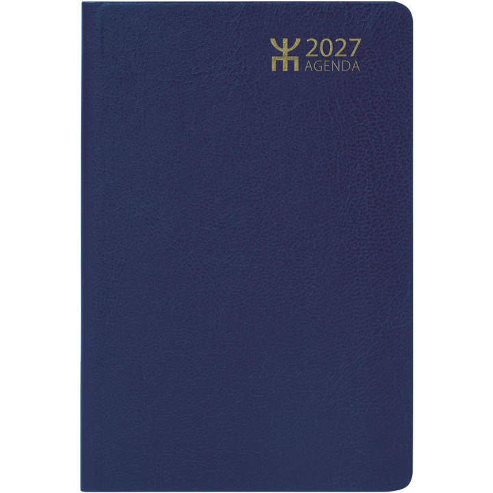 Kalender Agenda Blå Konstläder i gruppen Papper & Block / Kalendrar och almanackor / 12-månaderskalendrar hos Pen Store (135865)