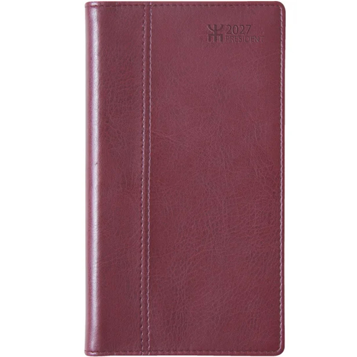 Kalender President Bordeaux Konstläder i gruppen Papper & Block / Kalendrar och almanackor / 12-månaderskalendrar hos Pen Store (135878)