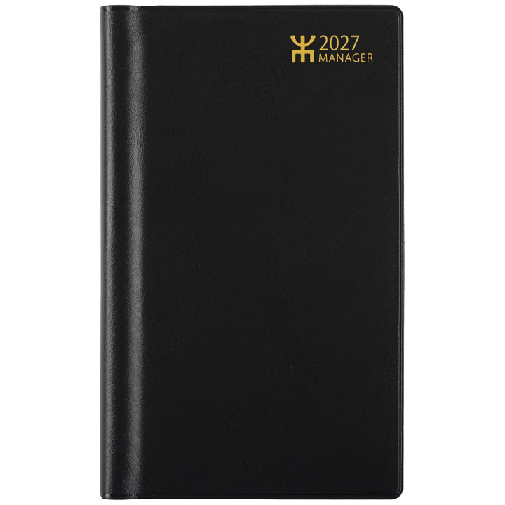 Kalender Manager Svart i gruppen Papper & Block / Kalendrar och almanackor / 18-månaderskalendrar hos Pen Store (135879)