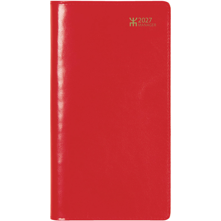 Kalender Manager Röd i gruppen Papper & Block / Kalendrar och almanackor / 18-månaderskalendrar hos Pen Store (135880)