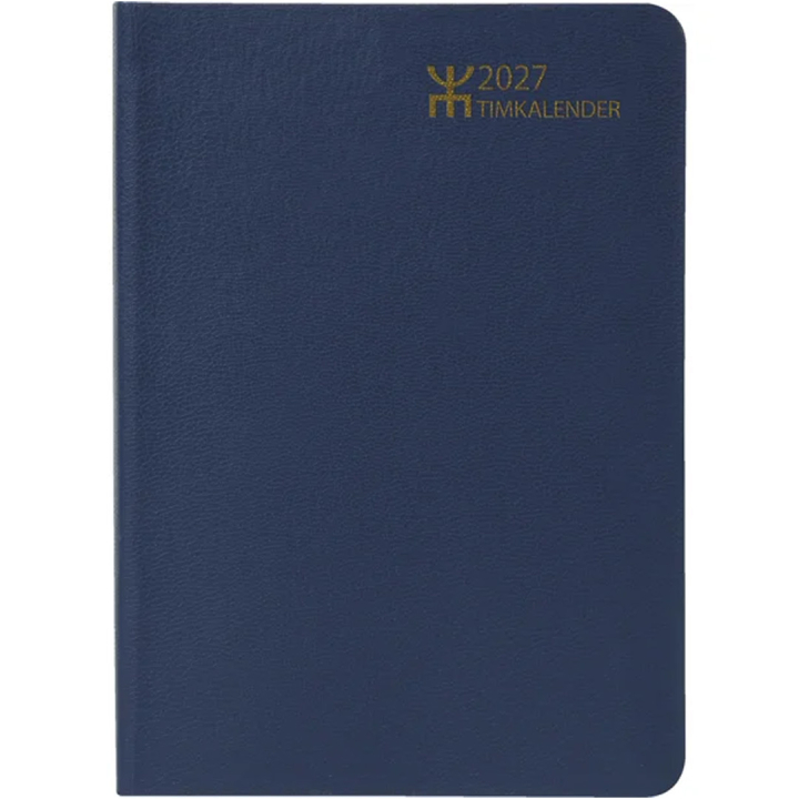 Timkalender Blå Konstläder i gruppen Papper & Block / Kalendrar och almanackor / 12-månaderskalendrar hos Pen Store (135884)