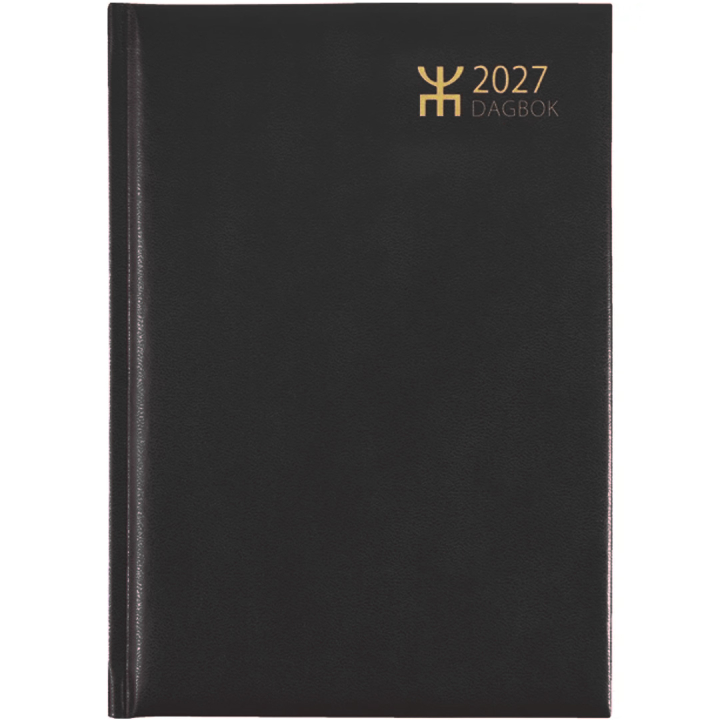 Kalender Dagbok Svart i gruppen Papper & Block / Kalendrar och almanackor / 12-månaderskalendrar hos Pen Store (135887)