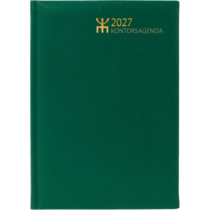 Kalender Kontorsagenda Grön i gruppen Papper & Block / Kalendrar och almanackor / 12-månaderskalendrar hos Pen Store (135892)
