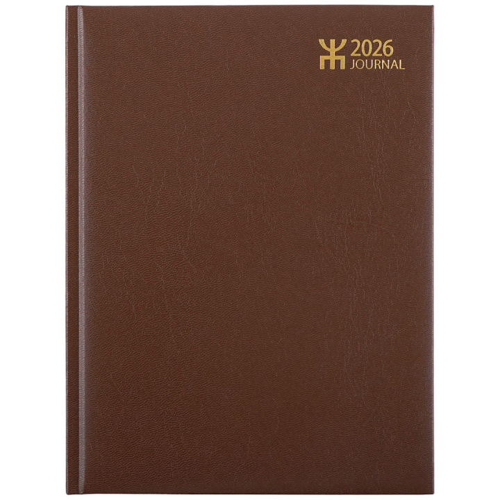 Kalender Journal Brun i gruppen Papper & Block / Kalendrar och almanackor hos Pen Store (135894)
