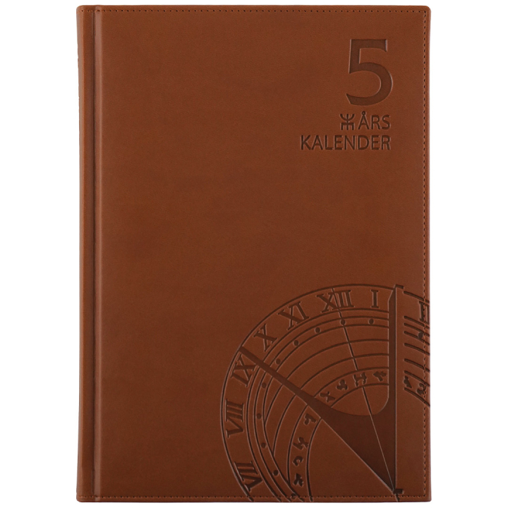 Kalender 5-års Brun i gruppen Papper & Block / Skriva och anteckna / Dagböcker hos Pen Store (135897)
