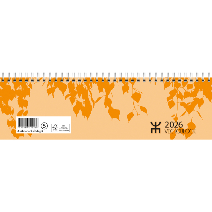 Kalender Veckoblock i gruppen Papper & Block / Kalendrar och almanackor hos Pen Store (135901)