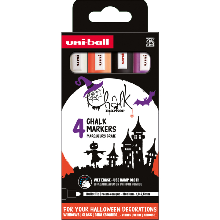 Chalk Marker PWE-5M Halloween 4-set i gruppen Pennor / Märkning och kontor / Märkpennor hos Pen Store (136283)