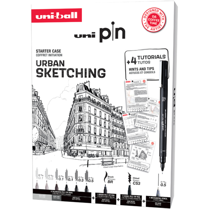 Pin Fine Line Urban Sketching Set i gruppen Pennor / Skriva / Fineliners hos Pen Store (136285)