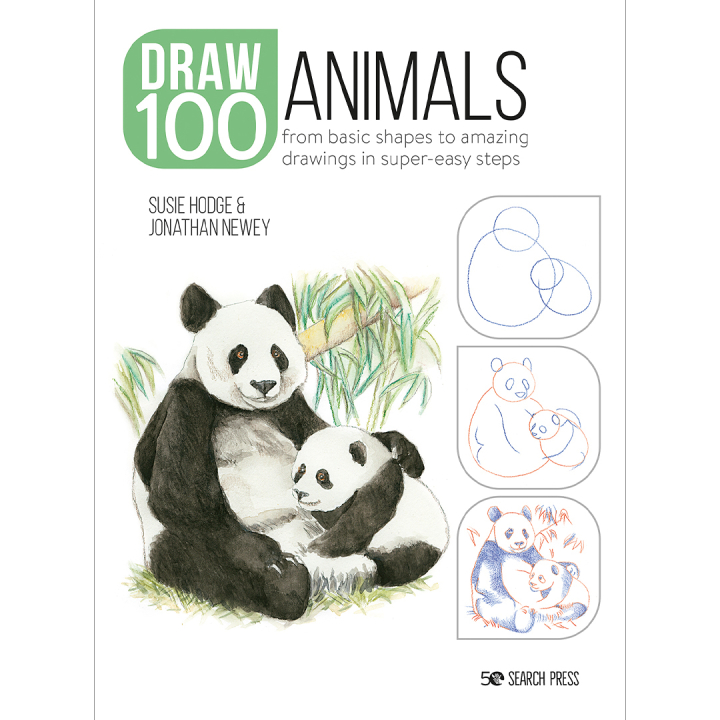 Draw 100: Animals i gruppen Skapande & Hobby / Böcker / Inspirationsböcker hos Pen Store (136316)
