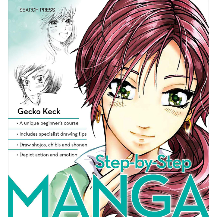 Step-by-Step Manga i gruppen Skapande & Hobby / Böcker / Inspirationsböcker hos Pen Store (136321)