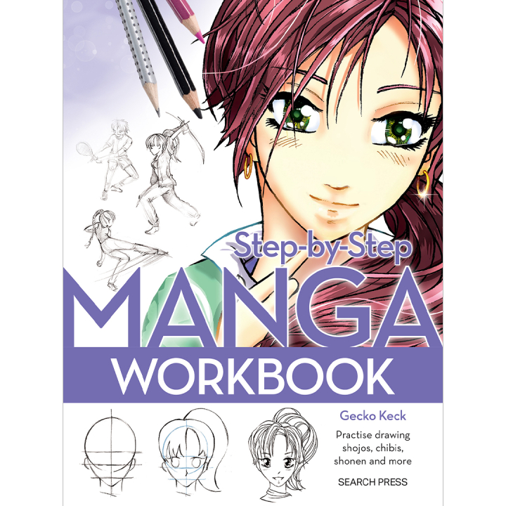 Step-by-Step Manga Workbook i gruppen Skapande & Hobby / Böcker / Inspirationsböcker hos Pen Store (136329)