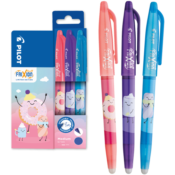 FriXion Ball Fancy 0.7 3-pack i gruppen Pennor / Skriva / Gelpennor hos Pen Store (136349)