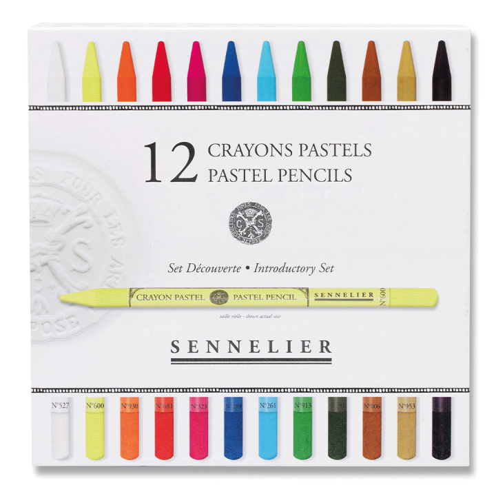 Pastellpennset 12-pack + 12 tomma i gruppen Pennor / Konstnärspennor / Pastellpennor hos Pen Store (136577)