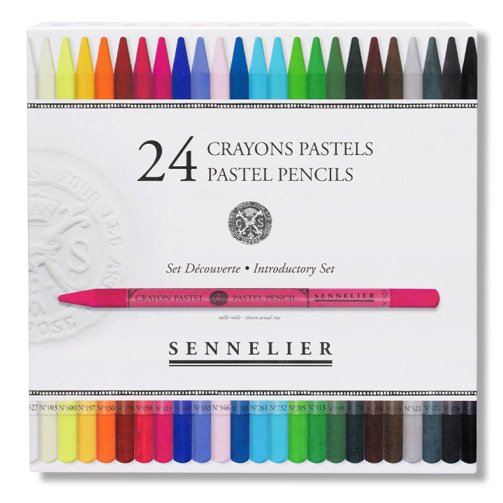 Pastellpennor 24-set i gruppen Pennor / Konstnärspennor / Pastellpennor hos Pen Store (136578)