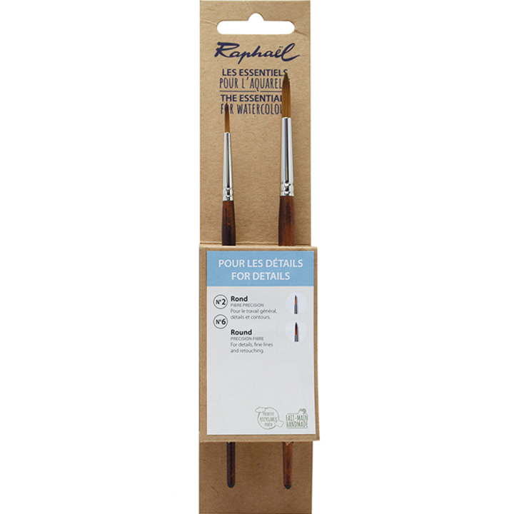 Penselset Details i gruppen Konstnärsmaterial / Penslar / Akvarellpenslar hos Pen Store (136587)