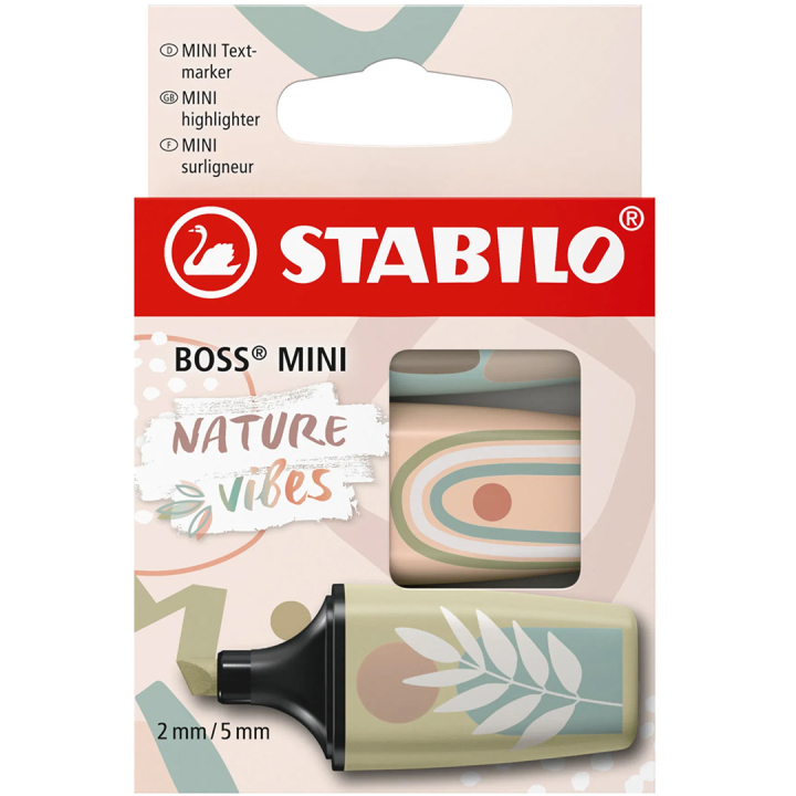 BOSS Mini Nature vibes 3-pack i gruppen Pennor / Märkning och kontor / Överstrykning hos Pen Store (136802)