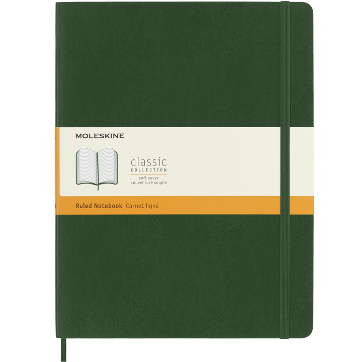 Classic Soft Cover Notebook XL Myrtle Green i gruppen Papper & Block / Skriva och anteckna / Anteckningsböcker hos Pen Store (136843_r)