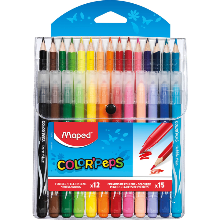 Färg- och tuschpennor Color’Peps 27-set i gruppen Kids / Barnpennor / Färgpennor för barn hos Pen Store (136941)