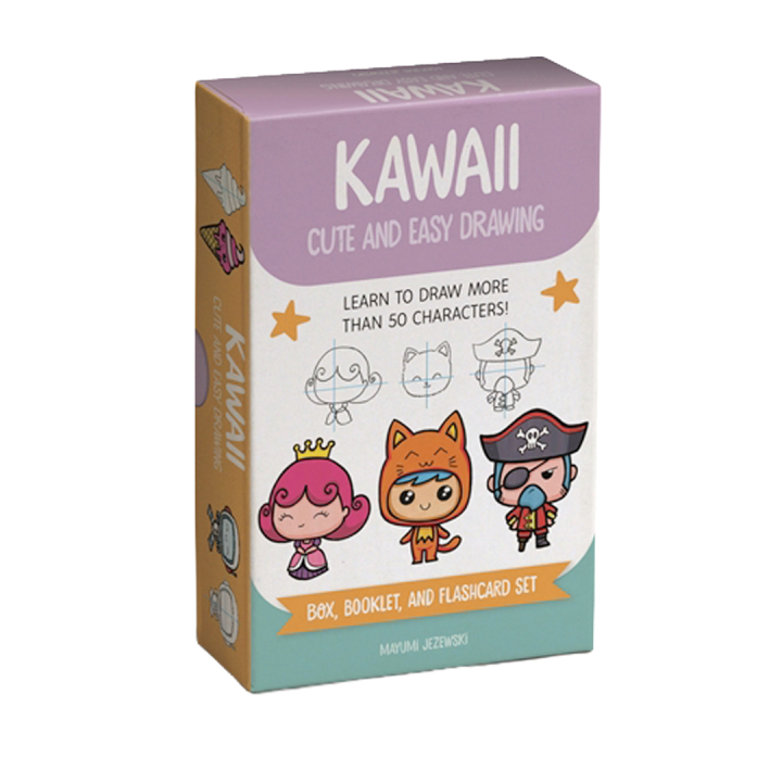 Kawaii Cute and Easy Drawing Deck i gruppen Skapande & Hobby / Böcker / Instruktionsböcker hos Pen Store (137175)