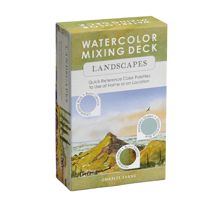 Watercolor Mixing Deck: Landscapes i gruppen Skapande & Hobby / Böcker / Instruktionsböcker hos Pen Store (137194)