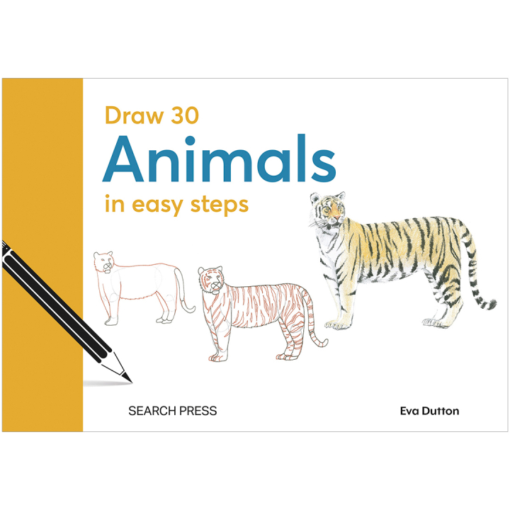 Draw 30: Animals i gruppen Skapande & Hobby / Böcker / Instruktionsböcker hos Pen Store (137210)