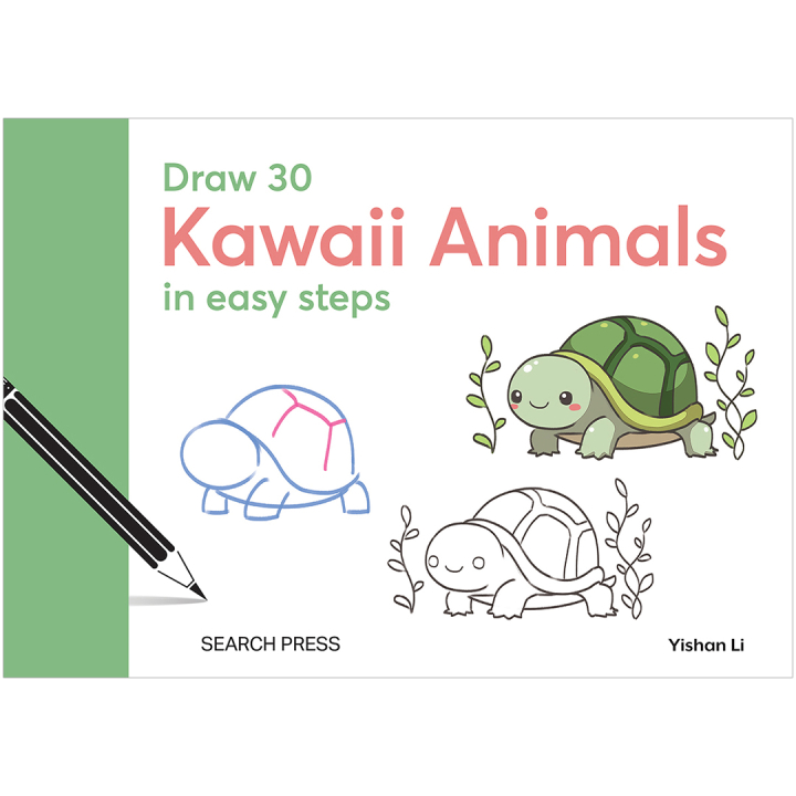 Draw 30: Kawaii Animals i gruppen Skapande & Hobby / Böcker / Instruktionsböcker hos Pen Store (137216)