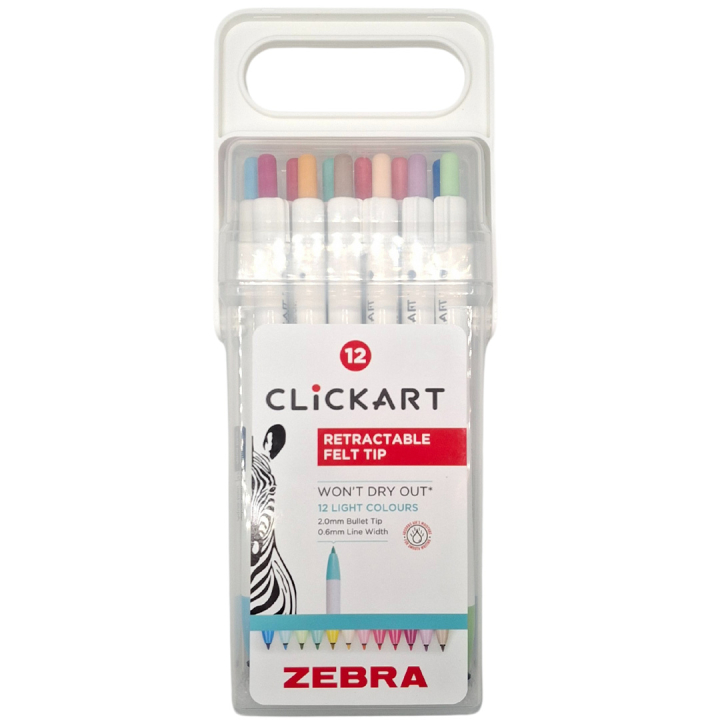 Clickart Light Colors 12-pack i gruppen Pennor / Märkning och kontor / Märkpennor hos Pen Store (137261)