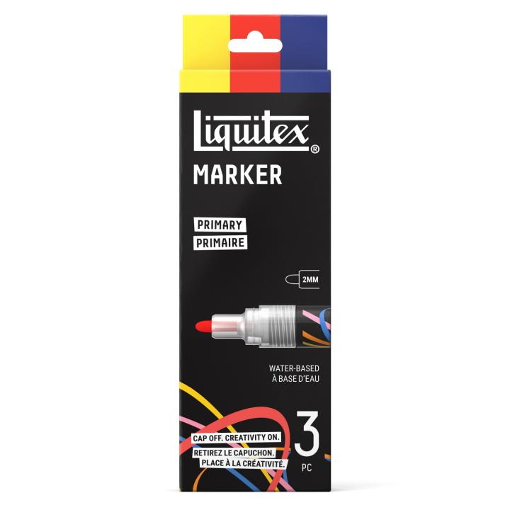 Marker Primary 3-set i gruppen Pennor / Konstnärspennor / Akrylmarkers hos Pen Store (137369)