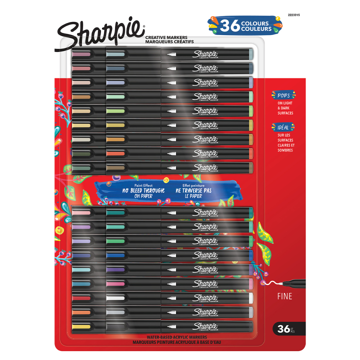 Creative Marker Fine Tip 36-pack i gruppen Pennor / Konstnärspennor / Akrylmarkers hos Pen Store (137410)