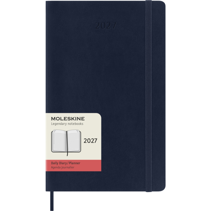 Kalender 12M Daily 2027 Softcover Pocket Sapphire Blue i gruppen Papper & Block / Kalendrar och almanackor / 12-månaderskalendrar hos Pen Store (137438)