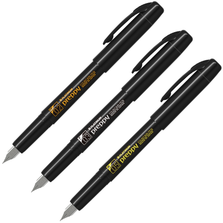 Preppy Black Edition Reservoarpenna i gruppen Pennor / Fine Writing / Reservoarpennor hos Pen Store (137474_r)