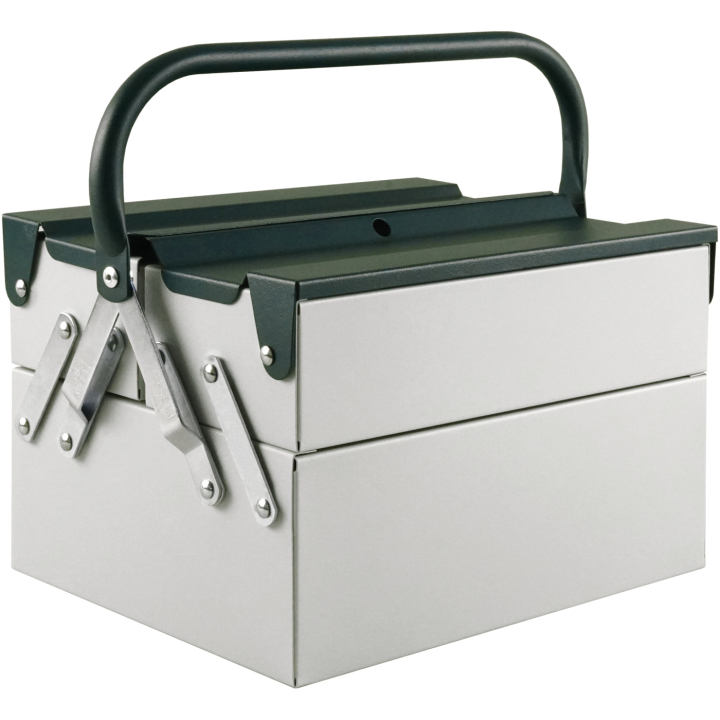 Toolbox Atena Grey/Green i gruppen Skapande & Hobby / Organisera / Förvaringslådor hos Pen Store (137546)