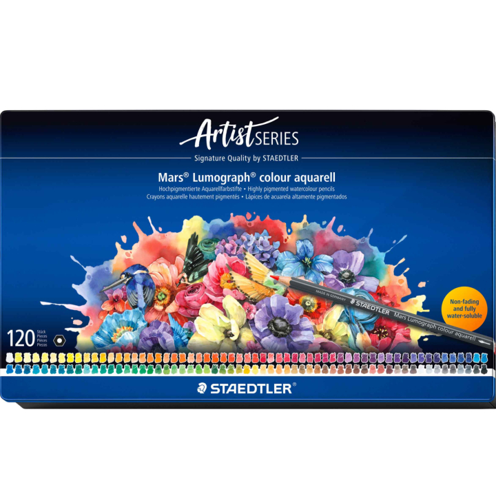 Akvarellpennor Mars Lumograph 120-set i gruppen Pennor / Konstnärspennor / Akvarellpennor hos Pen Store (137604)
