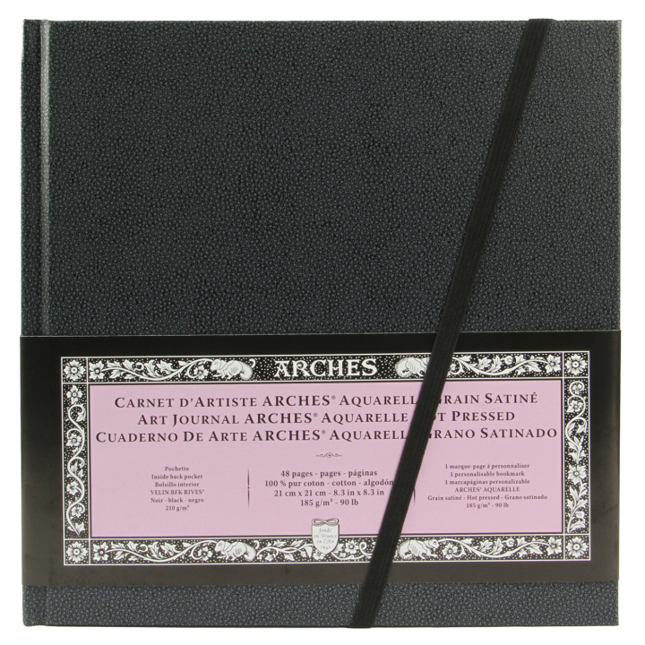 Art Journal Akvarell HP 21x21 cm i gruppen Papper & Block / Konstnärsblock / Skissböcker hos Pen Store (137652)
