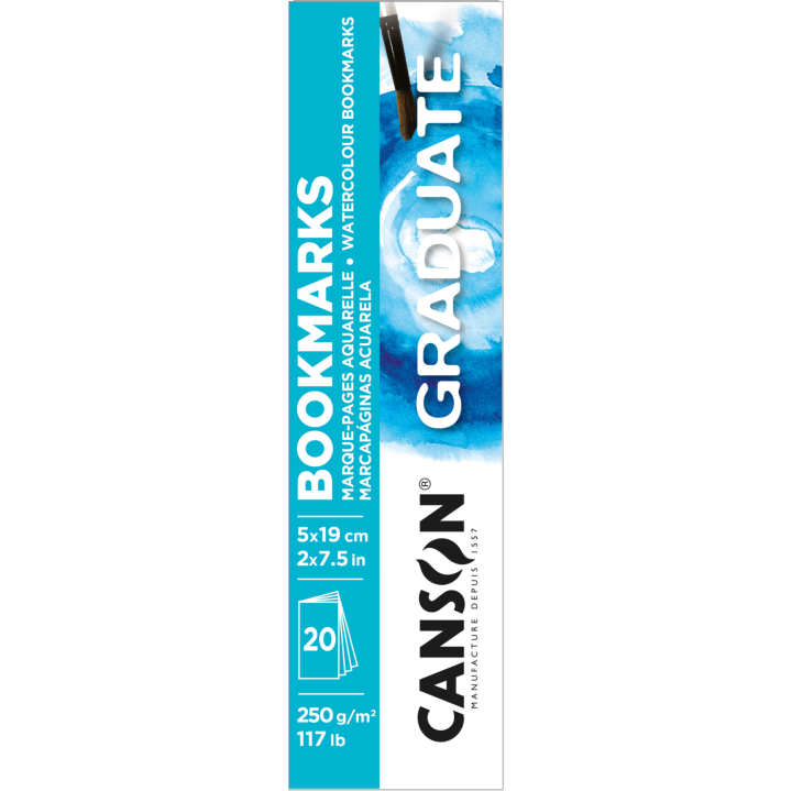 Graduate Watercolour Bookmarks i gruppen Papper & Block / Konstnärsblock / Akvarellblock hos Pen Store (137656)