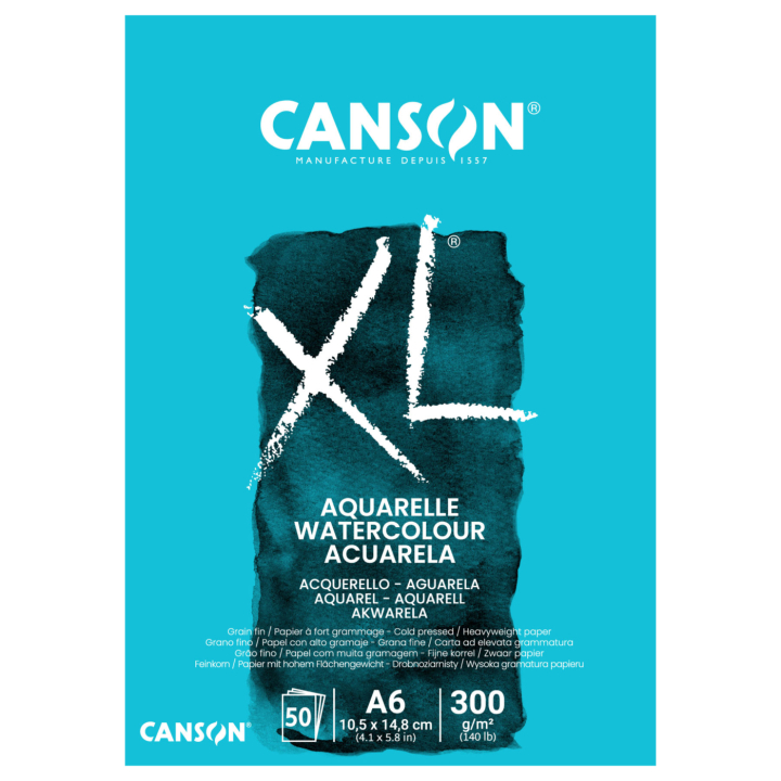 XL Aquarelle CP 300g A6 i gruppen Papper & Block / Konstnärsblock / Akvarellblock hos Pen Store (137658)