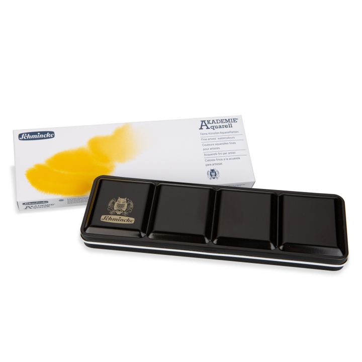 Akademie Aquarell Half Pans 24-set i gruppen Konstnärsmaterial / Konstnärsfärger / Akvarellfärg / Akvarellfärg i kopp hos Pen Store (137802)