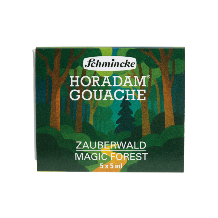Horadam Gouache 5x5 ml Magic Forest i gruppen Konstnärsmaterial / Konstnärsfärger / Gouache hos Pen Store (137807)