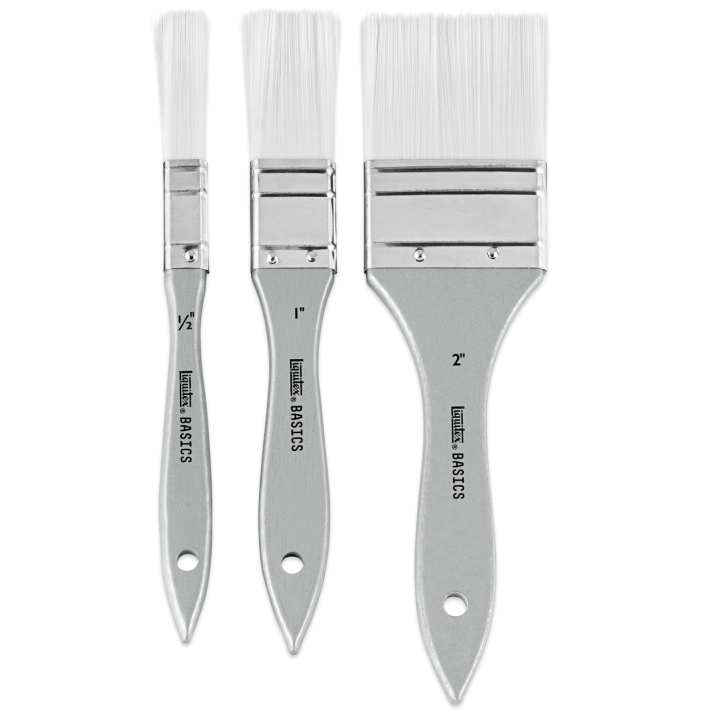 Syntetpensel Akryl Spalter 3-pack i gruppen Konstnärsmaterial / Penslar / Syntetpenslar hos Pen Store (137857)