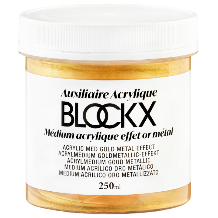 Acrylic Gold Effect Medium 250 ml i gruppen Konstnärsmaterial / Målarmedier och fernissa / Akrylmedium hos Pen Store (137952)