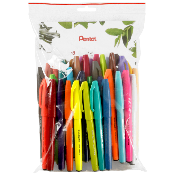 Fude Touch Brush Sign Pen 36-set i gruppen Pennor / Konstnärspennor / Penselpennor hos Pen Store (137956)