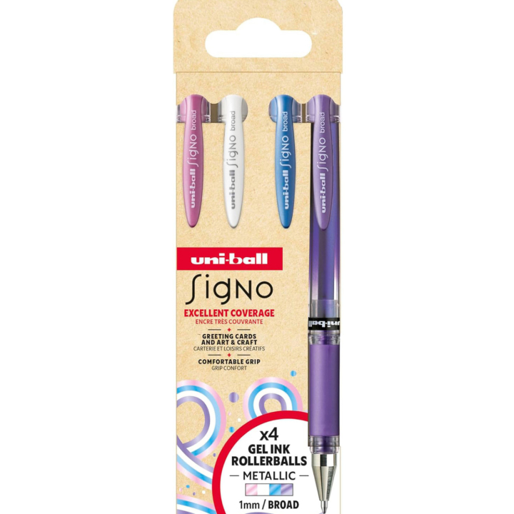Signo Broad Um-153 Gel 4-Set No2 i gruppen Pennor / Skriva / Gelpennor hos Pen Store (137978)