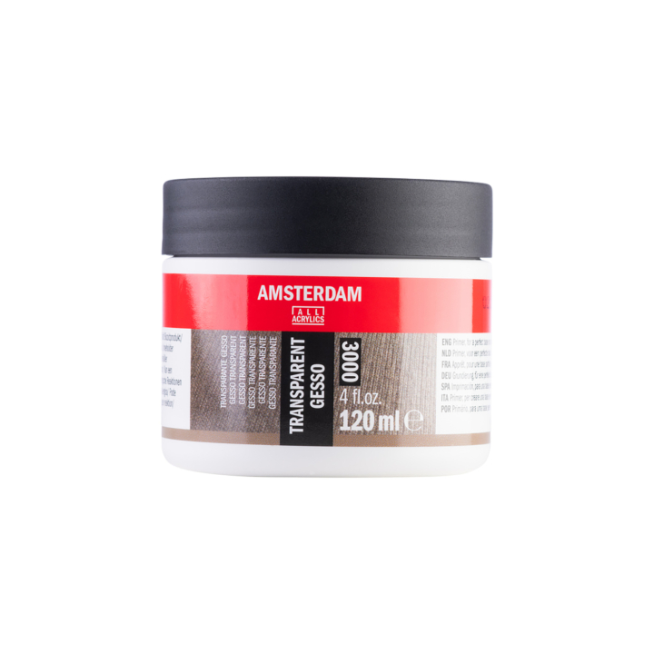 Transparent gesso 3000 120 ml i gruppen Konstnärsmaterial / Målarmedier och fernissa / Gesso och primer hos Pen Store (137979)
