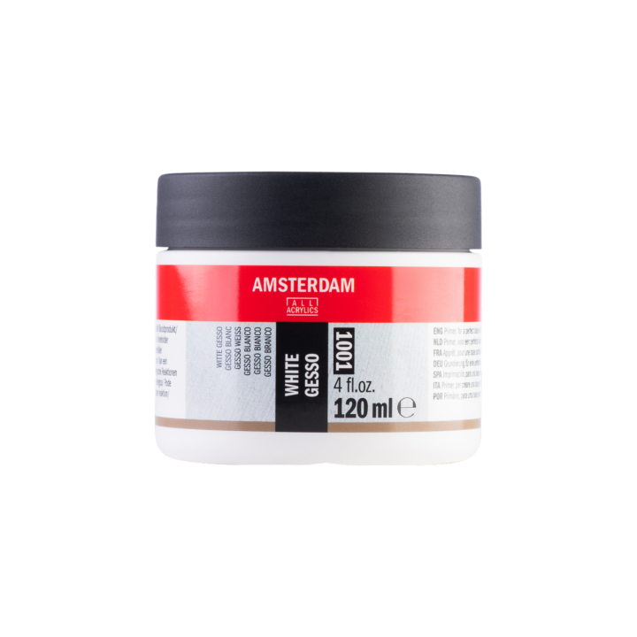 White gesso 1001 120 ml i gruppen Konstnärsmaterial / Målarmedier och fernissa / Gesso och primer hos Pen Store (137980)