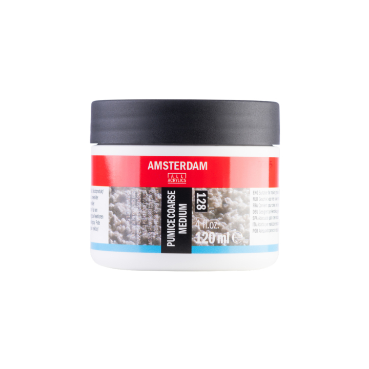 Pumice coarse medium 128 120 ml i gruppen Konstnärsmaterial / Målarmedier och fernissa / Akrylmedium hos Pen Store (137988)