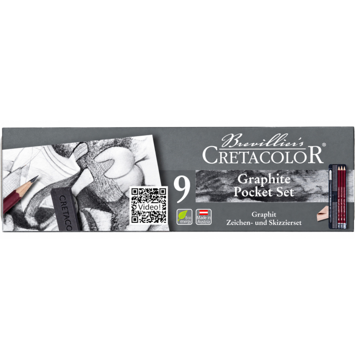 Grafitset 9 delar i gruppen Pennor / Konstnärspennor / Skisspennor hos Pen Store (138025)