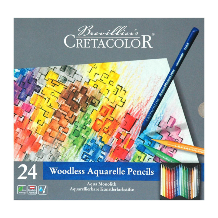 Aqua Monolith Akvarellpennor 24-set i gruppen Pennor / Konstnärspennor / Färgpennor hos Pen Store (138026)