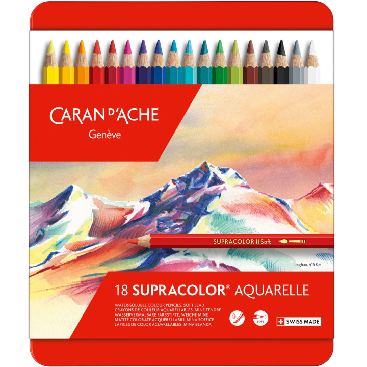 Supracolor Akvarell 18-pack i gruppen Pennor / Konstnärspennor / Akvarellpennor hos Pen Store (138049)