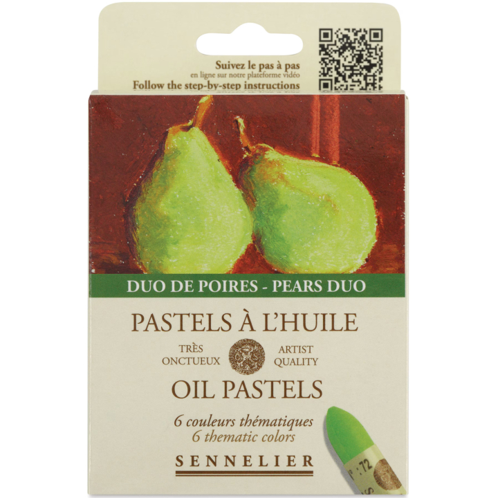 Oljepastell Pears duo 5ml 6 st i gruppen Konstnärsmaterial / Konstnärsfärger / Pastell / Oljepastell hos Pen Store (138064)