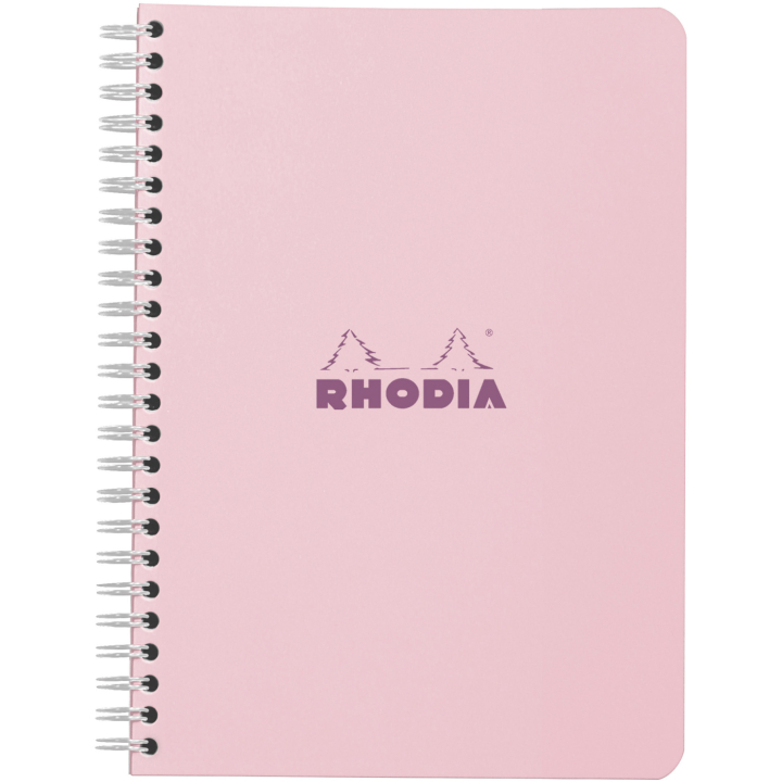 Notebook Spiral Pink A5 Linjerat i gruppen Papper & Block / Skriva och anteckna / Skrivblock och häften hos Pen Store (138098)